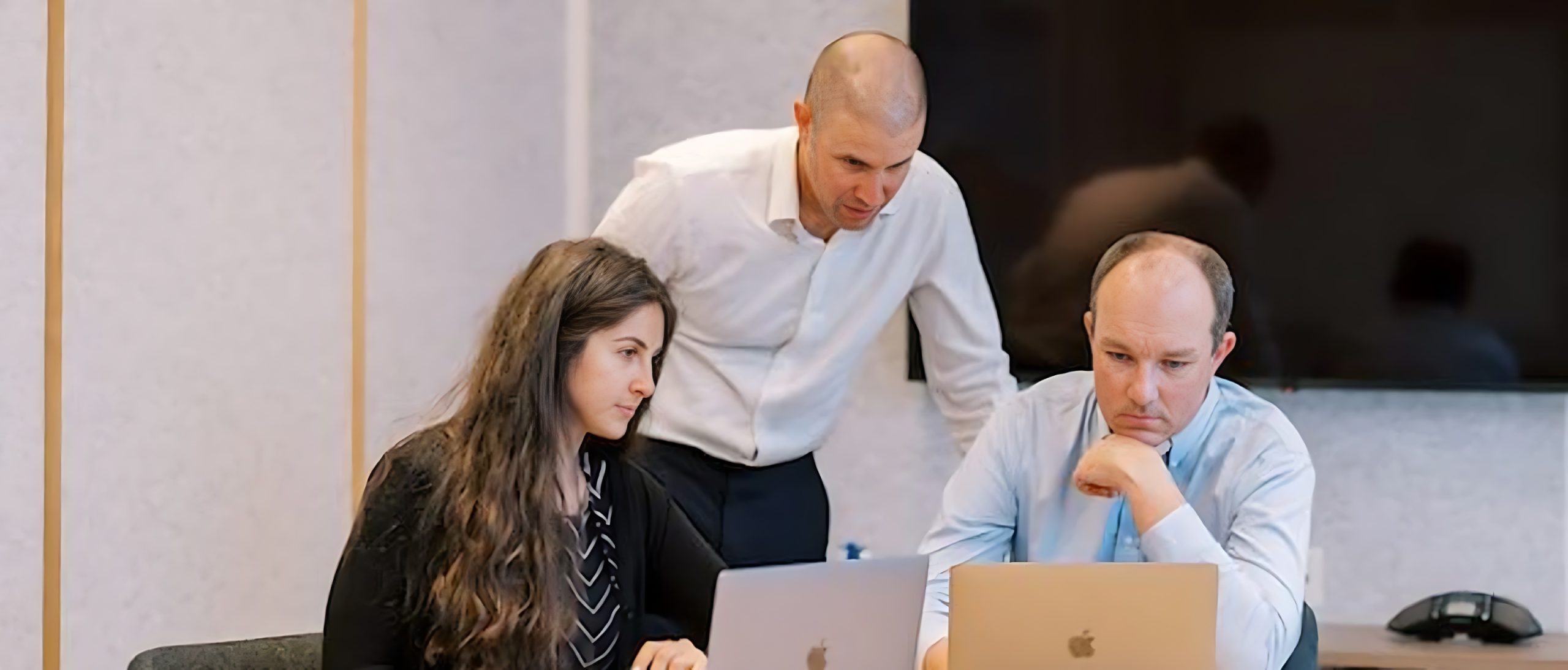 employment lawyers looking at computers